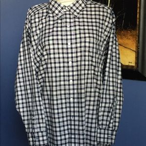 Plaid button down shirt